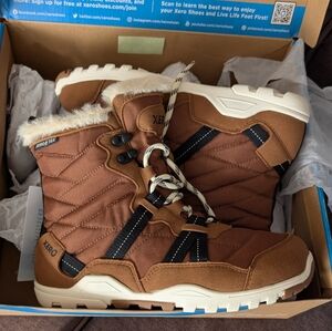 Xero Brown Insulated Women's Ankle Booties